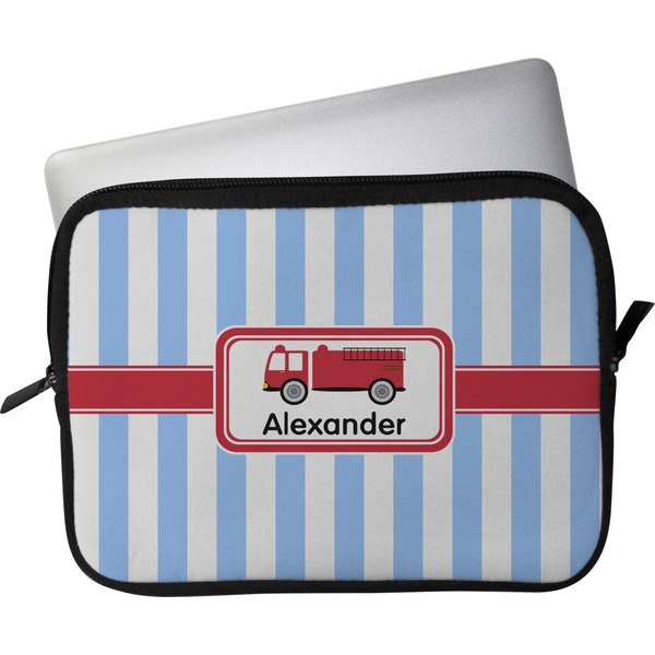 Custom Firetruck Laptop Sleeve / Case (Personalized)