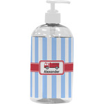 Firetruck Plastic Soap / Lotion Dispenser (16 oz - Large - White) (Personalized)