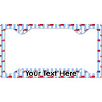 Firetruck License Plate Frame - Style C (Personalized)