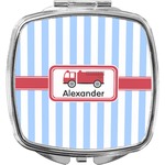 Firetruck Compact Makeup Mirror (Personalized)