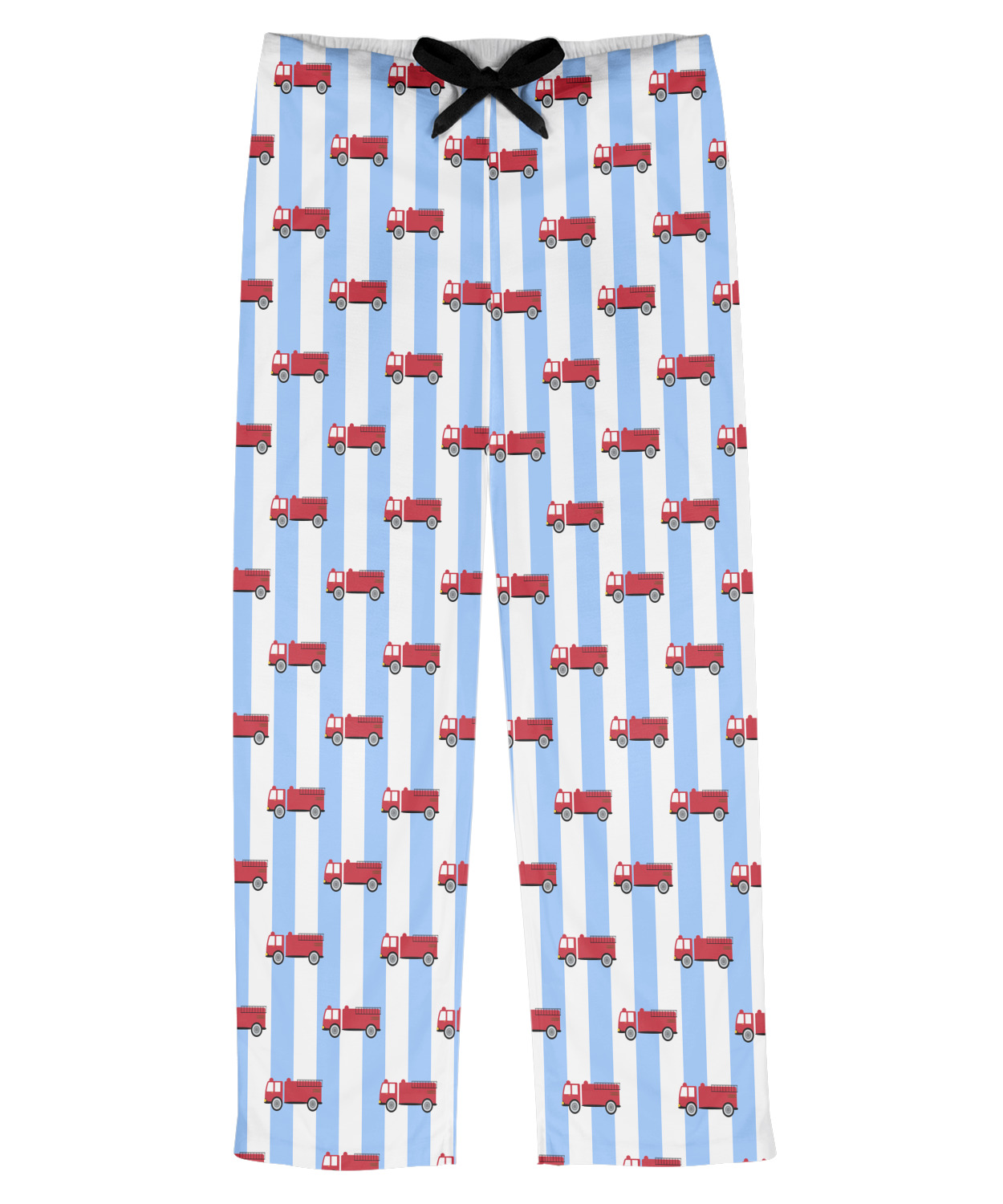 Custom Firetruck Mens Pajama Pants YouCustomizeIt