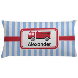 Firetruck Pillow Case - King (Personalized)