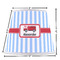 Firetruck Poly Film Empire Lampshade - Dimensions