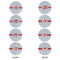 Firetruck Round Linen Placemats - APPROVAL Set of 4 (double sided)