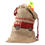 Firetruck Santa Sack (Personalized)