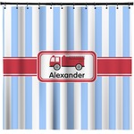 Firetruck Shower Curtain - Custom Size (Personalized)