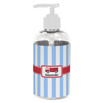 Firetruck Plastic Soap / Lotion Dispenser (8 oz - Small - White) (Personalized)