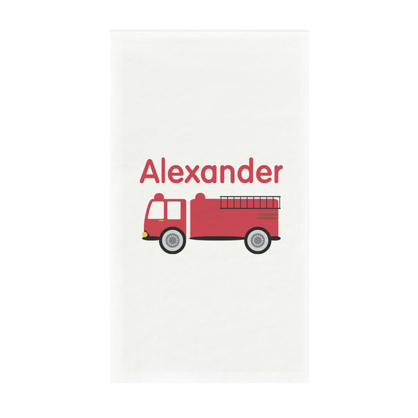 Custom Firetruck Guest Paper Towels - Full Color - Standard (Personalized)