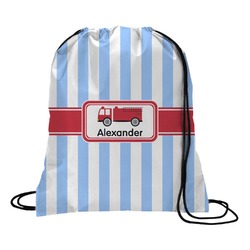 Firetruck Drawstring Backpack - Small (Personalized)