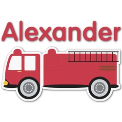 Firetruck Graphic Decal - Small (Personalized)