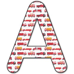 Firetruck Letter Decal - Large (Personalized)