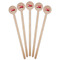 Firetruck Wooden 7.5" Stir Stick - Round - Fan View