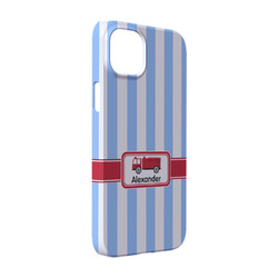 Firetruck iPhone Case - Plastic - iPhone 14 Pro (Personalized)