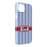 Firetruck iPhone Case - Plastic - iPhone 14 Pro Max (Personalized)