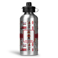 Firefighter Character Water Bottles - 20 oz - Aluminum (Personalized)