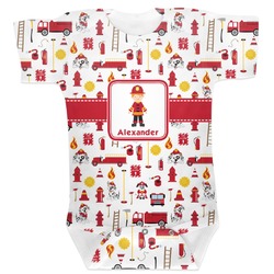 Firefighter Character Baby Bodysuit 12-18 w/ Name or Text