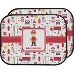 Firefighter Character Car Floor Mats (Back Seat) w/ Name or Text