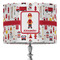 Firefighter Character 16" Drum Lampshade - ON STAND (Fabric)