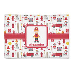 Firefighter Character 2' x 3' Indoor Area Rug (Personalized)