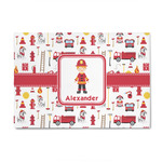 Firefighter Character 4' x 6' Indoor Area Rug (Personalized)