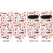 Firefighter Character Adult Ankle Socks - Double Pair - Front and Back - Apvl