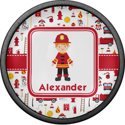 Firefighter Character Cabinet Knob (Black) (Personalized)