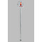 Firefighter Character Clear Plastic 7" Stir Stick - Round - Single Stick