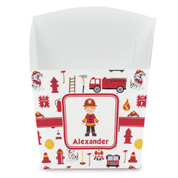 Firefighter Character French Fry Favor Boxes (Personalized)