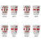 Firefighter Character Glass Shot Glass - Standard - Set of 4 - APPROVAL