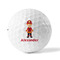 Firefighter Character Golf Balls - Titleist - Set of 12 - FRONT