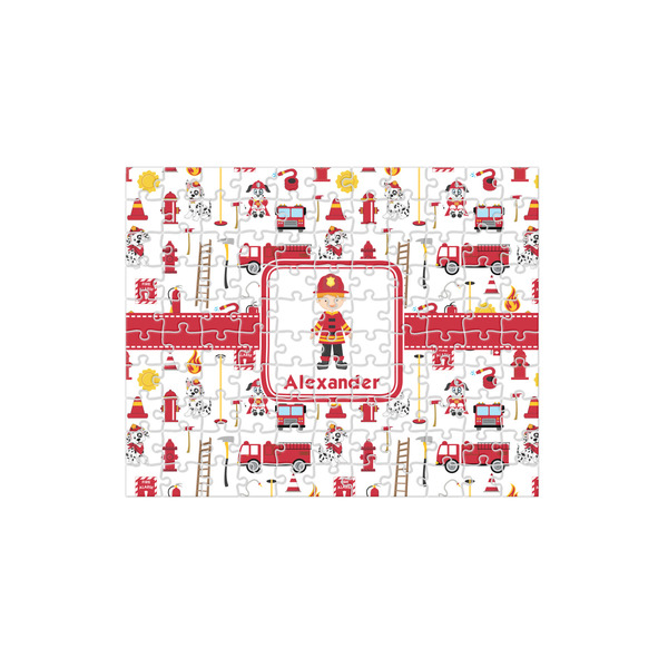 Custom Firefighter Character 110 pc Jigsaw Puzzle (Personalized)