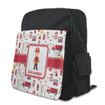 Firefighter Character Preschool Backpack (Personalized)
