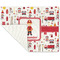 Firefighter Character Linen Placemat - Folded Corner (single side)