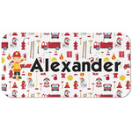 Firefighter Character Mini/Bicycle License Plate (2 Holes) (Personalized)