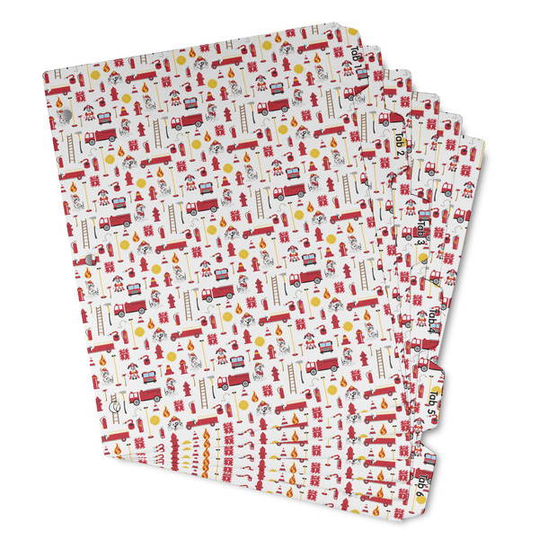 Custom Firefighter Character Binder Tab Divider - Set of 6 (Personalized)