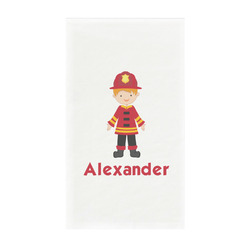 Firefighter Character Guest Paper Towels - Full Color - Standard (Personalized)