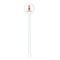 Firefighter Character White Plastic 5.5" Stir Stick - Round - Single Stick