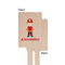 Firefighter Character Wooden 6.25" Stir Stick - Rectangular - Single - Front & Back