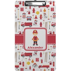 Firefighter Character Clipboard (Legal Size) w/ Name or Text