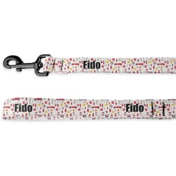 Firefighter Character Deluxe Dog Leash - 4 ft (Personalized)