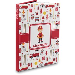 Firefighter Character Hardbound Journal - 5.75" x 8" (Personalized)