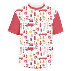 Firefighter Character Men's Crew T-Shirt - X Large