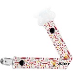Firefighter Character Pacifier Clip (Personalized)