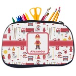 Firefighter Character Neoprene Pencil Case - Medium w/ Name or Text