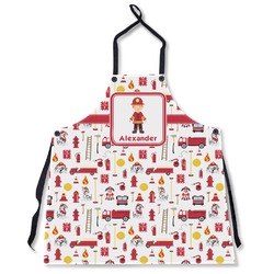 Firefighter Character Apron Without Pockets w/ Name or Text