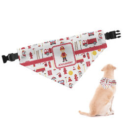 Firefighter Character Dog Bandana - XLarge w/ Name or Text