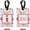 Firefighter Rectangle Luggage Tag (Front + Back)