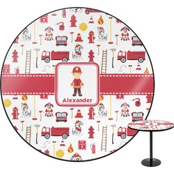 Firefighter Character Round Table - 30" (Personalized)