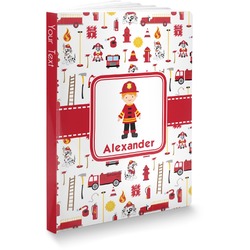 Firefighter Character Softbound Notebook - 5.75" x 8" (Personalized)