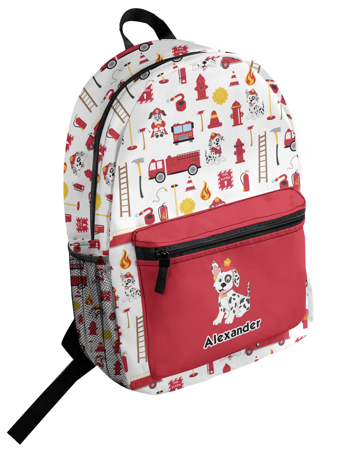 Firefighter for Kids Student Backpack (Personalized) - YouCustomizeIt